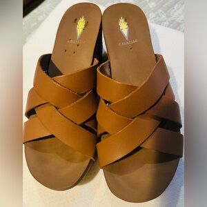 Volatile Brown Sandals